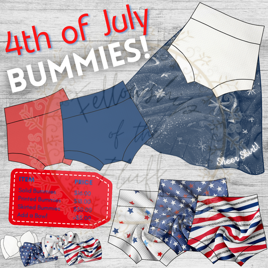 4th of July Bummies