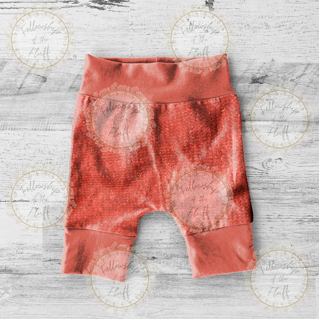 Red Sparkle Bummies/Shorties